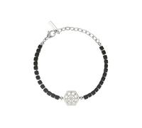 Breil Colección MAST, Hombre de acero, piedras naturales, joya ideas regalo hombre, Talla única, Acero, Piedras Naturales, Ónix