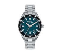 BREIL, Colección Overhand, Reloj para Hombre con Brazalete de Acero, Resistente al Agua, Movimiento de Cuarzo, Caja de 39 mm, Cierre con Botones