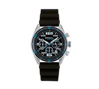 BREIL, Colección Score, Cronógrafo para Hombre, Reloj para Hombre, Cronógrafo Deportivo con Caja de Acero, Caja de 43 mm, Correa de Silicona, Movimiento de Cuarzo, Práctico Cierre de Hebilla