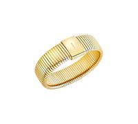 BREIL, Colección Stylize, Pulsera para Mujer, Tubogas en Acero Armónico Dorado con Cierre Magnético Pulido, Talla 19 cm, Idea de Regalo para Mujer