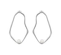 BREIL Colección White Cave, mujer de acero, perlas naturales, joya idea regalo mujer