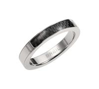 BREIL joya colección B.C.6, ANILLOS DE HOMBRE en ACERO INOXIDABLE, FIBRA DE CARBONO tamaño 23 SIN PIEDRAS - TJ3266