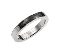 BREIL joya colección B.C.6, ANILLOS DE HOMBRE en ACERO INOXIDABLE, FIBRA DE CARBONO tamaño 23 SIN PIEDRAS - TJ3266