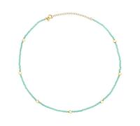 Breil Joya TJ4080 colección B Rocks, collares para mujer de acero, cristales color verde, talla 45 con cristal, Talla única, Acero, Cristales, Cristal