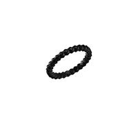 Breil Joya TJ4117, colección Tetra, anillos para hombre, de acero de color, color negro, talla 23 con sin piedras