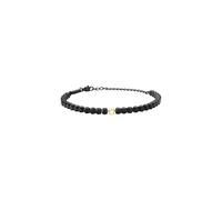 BREIL Joya TJ4121 de la colección TETRA, PULSERAS DE HOMBRE en ACERO DORADO, NEGRO, talla 22, SIN PIEDRAS
