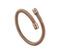 BREIL joyas NUEVA colección SNAKE, PULSERAS DE ACERO COLOR ROSA ORO PARA HOMBRE talla 22 SIN PIEDRAS - TJ2807