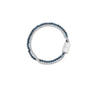 Breil, Magnetic System Collection - Pulsera para mujer con cadena y piedras naturales, ágata ultramarina, cierre magnético, idea de regalo para mujer