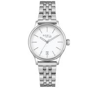 BREIL Reloj Blanco Solo Movimiento - 3 CUARZOS LANCETTE y Pulsera DE Acero Plateado EW0495