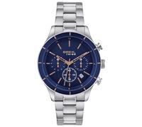 Breil, Reloj cronógrafo para Hombre, colección Dude, Deportivo, Minimalista, con Movimiento PE 902 y Resistencia al Agua 5 ATM, Plata, Pulsera