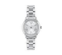 BREIL Reloj DE Mujer Abby Esfera Plata Movimiento Silver Solo - 3 CUARZOS LANCHE y Pulsera DE Acero Plateado EW0652