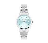 Breil Reloj de mujer, colección Babette, movimiento cuarzo analógico, resistente al agua hasta 50 metros, ideas de regalo para mujer, azul claro, 33, Moderno