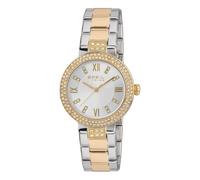 BREIL Reloj DE Mujer Dance Floor Esfera de Plata Movimiento Silver Solo - 3 Cuarzo LANCHE y Pulsera DE Acero Color Plata, Oro EW0421