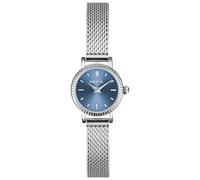 BREIL Reloj DE Mujer Darling Mono-Color Esfera Azul Movimiento Solo Time - 2 Cuarzo LANCHE y Mesh Plata Acero TW2001