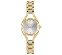BREIL Reloj DE Mujer Elettra Esfera Plata Movimiento Silver Solo - 2 CUARZOS LANCHE y Pulsera DE Acero Color Oro EW0588