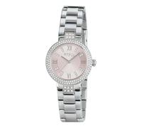 BREIL Reloj DE Pista DE Baile para Mujer Movimiento Solo Rosa - 3 CUARZOS LANCHE y Pulsera DE Acero Plata EW0256