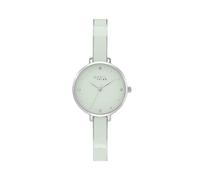BREIL Reloj EW0827 Sorbet Time para Mujer, Esfera Blanca Monocolor, Movimiento de Cuarzo Digital y Correa DE Acero Verde Claro/Verde