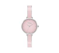 BREIL Reloj EW0829 Sorbet Time para Mujer con Esfera Blanca Monocolor, Movimiento Digital DE Cuarzo y Correa DE Acero Rosa