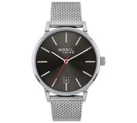 BREIL Reloj Hombre Avery Solo Tiempo-Time Movement Silver Cane dial - 3 LANCHE Quartz and Mesh Silver Steel EW0516