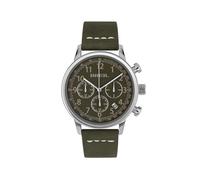 BREIL Reloj Hombre Outrider Monocolor Esfera Verde Movimiento CRONÓGRAFO DE Cuarzo y Correa DE Piel Verde TW2059