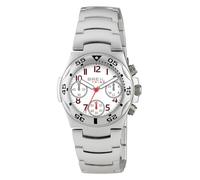 BREIL Reloj Ice Men's Mono-White dial Quartz Chronograph Movement and Silver Steel BRACEL EW0574