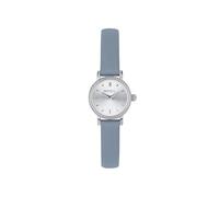 BREIL Reloj Mujer Darling Monocolor Esfera Blanca Movimiento Solo Tiempo - 2 Agujas DE Cuarzo y Correa DE Piel Azul TW2048