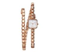 BREIL Reloj Puro para Mujer Esfera Mono Blanca Movimiento Solo Tempo - 2 CUARZOS LANCETTE y Pulsera DE Acero Color Plata TW1454