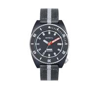BREIL Reloj TW2119 Manta Seeker con Esfera Gris MONOCROMÁTICA, Movimiento Solo Hora - Cuarzo DE 3 MANECILLAS y Correa DE Tela Gris