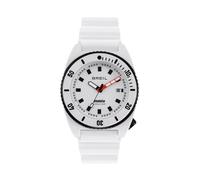 BREIL Reloj TW2194 Man Manta Eco Blend, Esfera MONOCROMÁTICA Blanca, Movimiento Solo Hora - 3 Agujas, Cuarzo y Correa DE Poliuretano Blanca