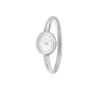 BREIL Women's Hoop Movimiento de Movimiento de Plata Femenino Solo Tiempo - Ex Brazalete de Cuarzo y Plata Brazalete de Plata TW2054