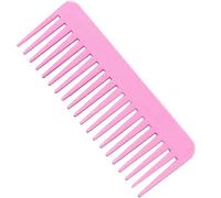 Breiter Zahn-Haarkamm, kein statischer, entwirrender Styling-Kamm für dickes langes lockiges Haar, kein Griff, runde Zähne, reduziert Haarausfall und Haarbrüche, Duschshampoo Detangler-Kamm für Frauen