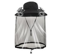 Breitkrempiger Solar Ventilator Hut - UPF50+ Sonnenschutz Netz Hut | Outdoor Anglerhut Wandern Camping Reise | Belüfteter Sonnenhut Herren Damen Sommer Outdoor, Negro