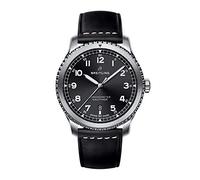Breitling Hombre A1731410-BG68-489X 'Navitimer' reloj de cuero negro