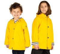 Breizh Ocean - ELVEN - Chubasquero para Niños, Interior Rayas Marinera con Capucha - Disponible de 1 año a 14 Años