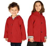 Breizh Ocean - ELVEN - Chubasquero para Niños, Interior Rayas Marinera con Capucha - Disponible de 1 año a 14 Años