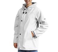 Breizh Ocean - FARMOR - Chubasquero de mujer impermeable mixto, forro a rayas estilo marinero - XS a 4XL