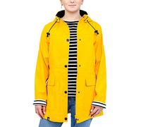 Breizh Ocean - GUIDEL - Chubasquero Impermeable para Mujer, Impermeable con Capucha, Costuras termoselladas, Forrado con Rayas Estilo Marinero - Disponible de XS a 4XL