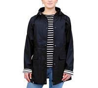 Breizh Ocean - GUIDEL - Chubasquero Impermeable para Mujer, Impermeable con Capucha, Costuras termoselladas, Forrado con Rayas Estilo Marinero - Disponible de XS a 4XL