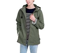 Breizh Ocean - Impermeable ERQUY, Corte ajustado con interior a rayas - Mujer - de XS a 4XL