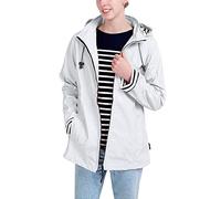 Breizh Ocean - Impermeable ERQUY, Corte ajustado con interior a rayas - Mujer - de XS a 4XL