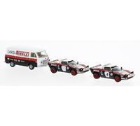BREKINA 1/87 SET 3 LANZA STRATOS HF AND FIAT 238 RALLY MODELO ESTÁTICO