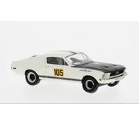 Brekina 19614 - 1/87 Ford MUSTANG Fastback, 1968 , Écurie France, #105 - Nuevo