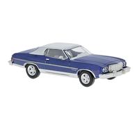 Brekina 19731 Ford Gran Torino Azul Oscuro/Gris Claro, 1976, H0, Nuevo 2025