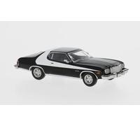 1976 Ford Gran Torino Negro/Blanco 1:87 Brekina 19735