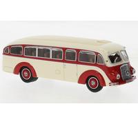 Brekina 52430 - 1/87 Mercedes LO 3500, Beige Claro/Rojo, 1936 - Nuevo