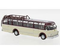 BREKINA 58065 Saurer 5 Gvf-U Rojo Oscuro, Beige, 1951 , H0, Nuevo 2023