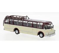 BREKINA 58065 Saurer 5 Gvf-U Rojo Oscuro, Beige, 1951 , H0, Nuevo 2023