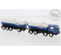 58453 Brekina Camión Fiat 690 Milpiés Con Cisterna Aceite Fiat En Escala 1:87