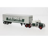 Brekina 86258 - 1/87 Kenworth W 900 Furgón-SZ, 1977, Reimer - Nuevo