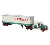 Brekina 86259 Kenworth W 900 Camión Con Remolque, 1977, Safeway, H0, Nuevo 2026